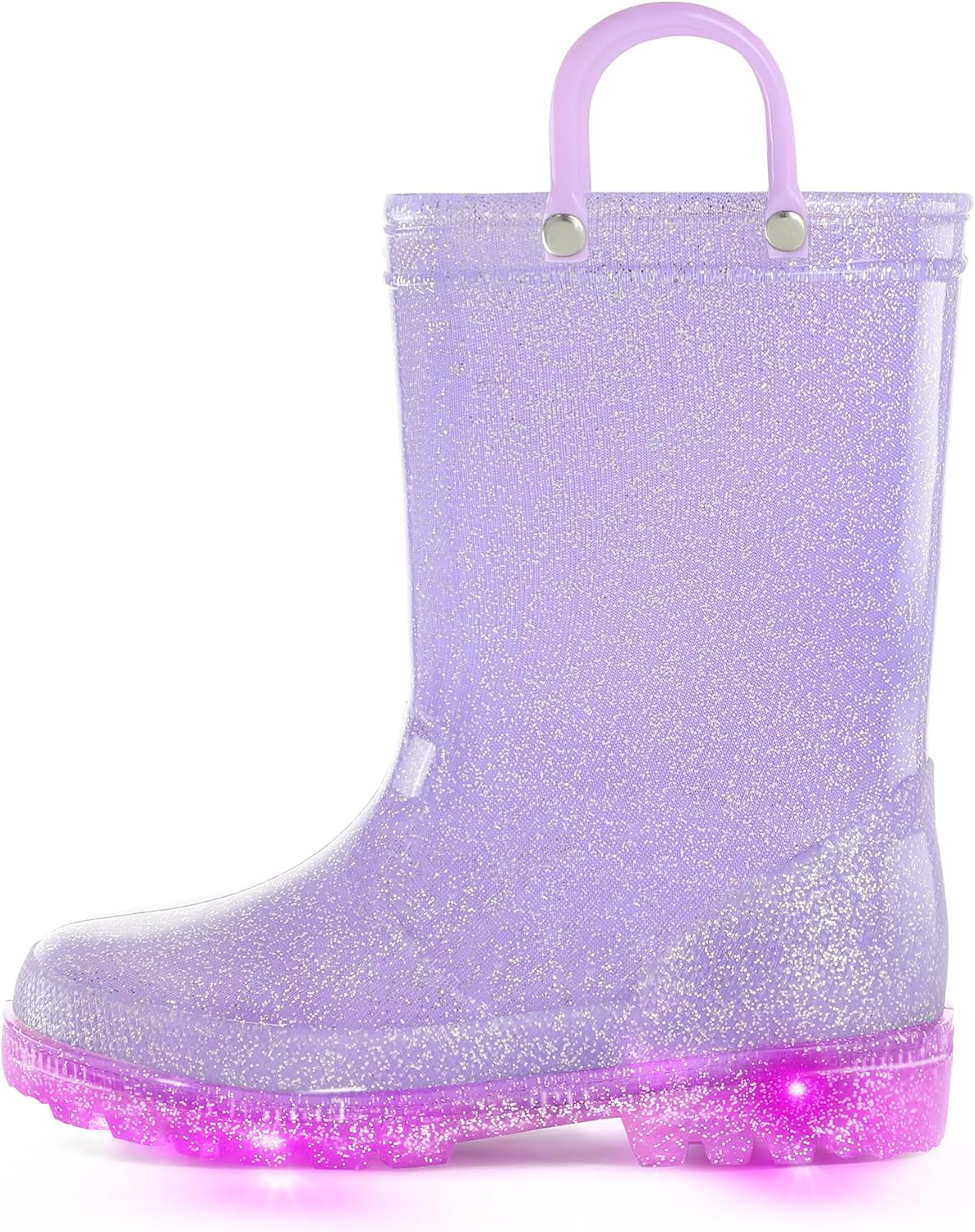 K KomForme Kids Rain Boots - Waterproof Lit