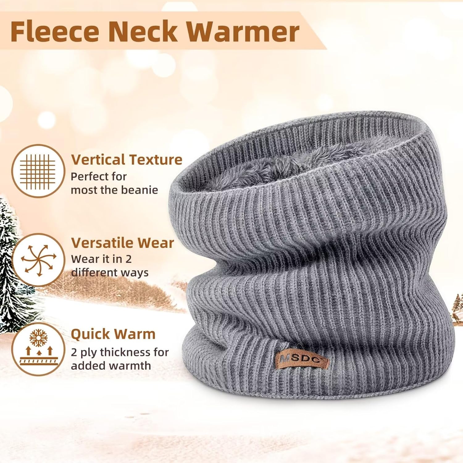 Thermal Neck Gaiters for Men
