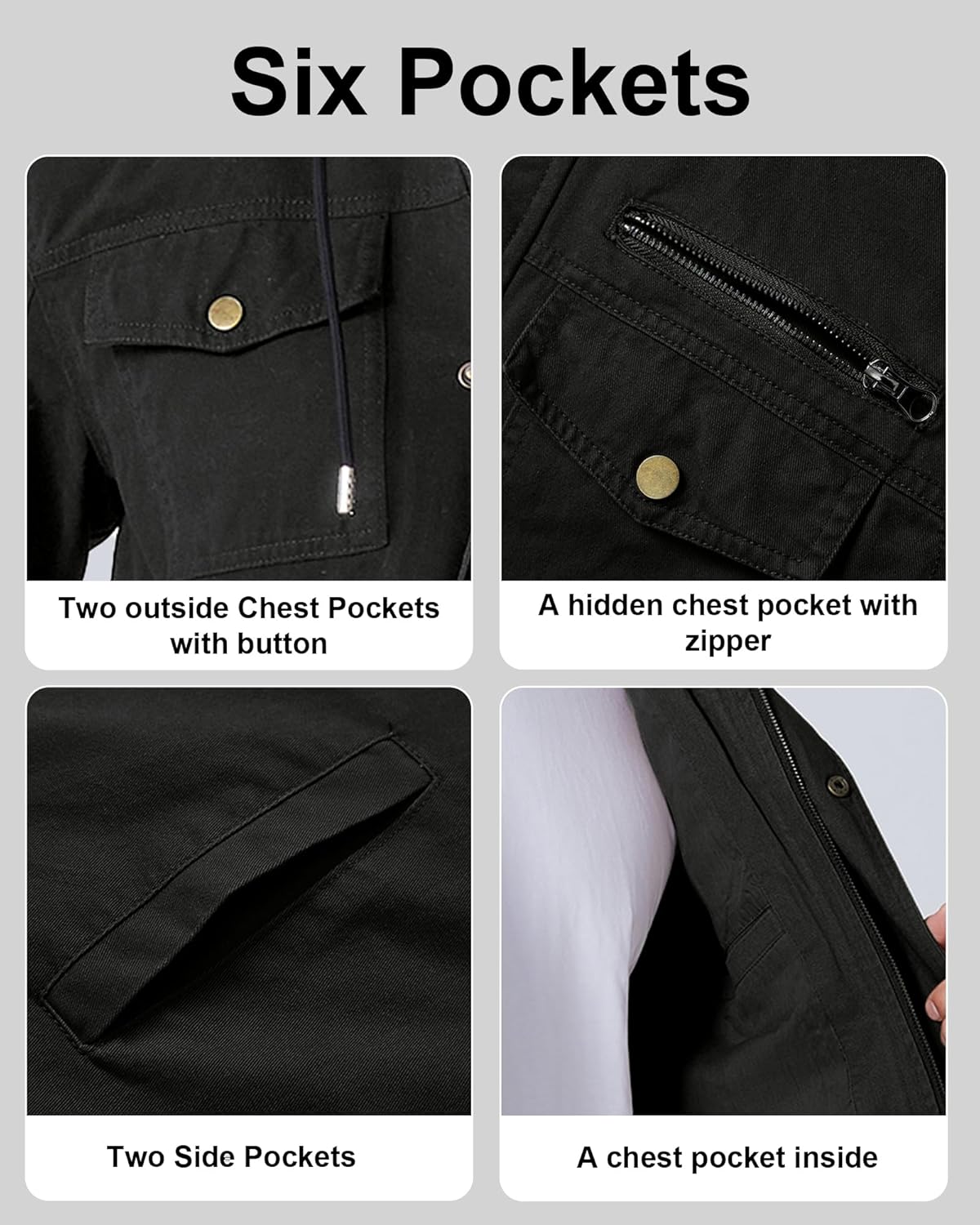 Mens Lightweight Cotton Jacket