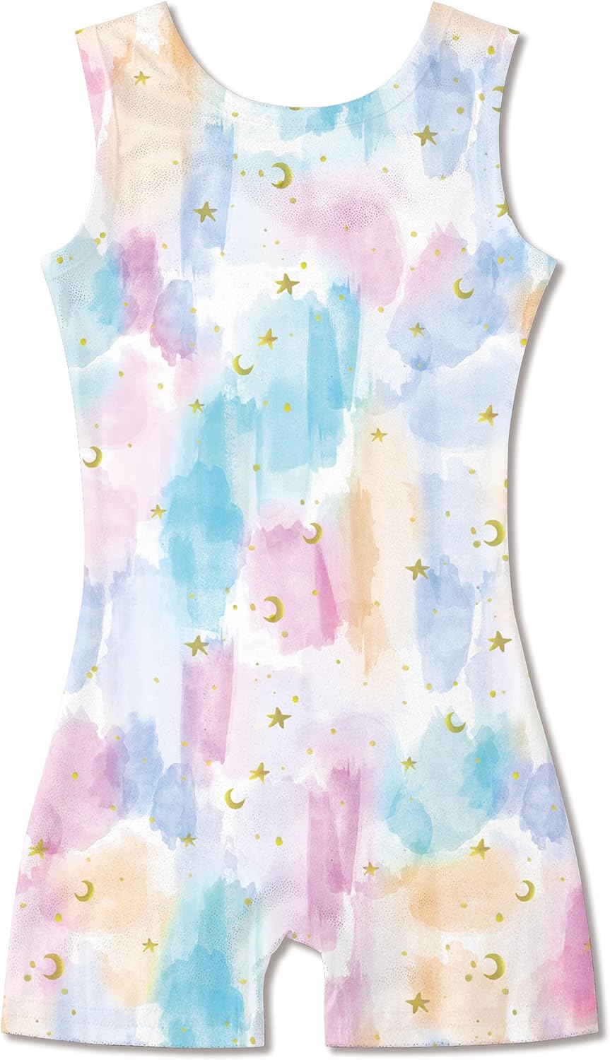 Idgreatim Sparkly Gymnastics Leotards for Girls