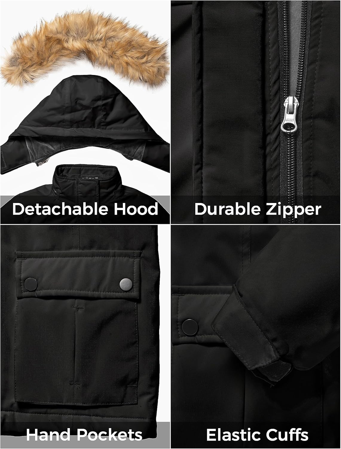 ZSHOW Girls Waterproof Ski Jacket