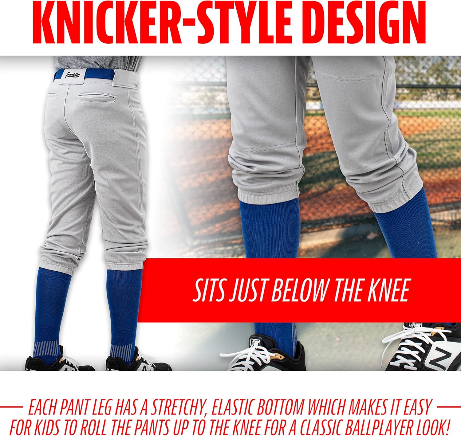 Franklin Sports Youth Baseball Softball Pants - Comfortable Fit