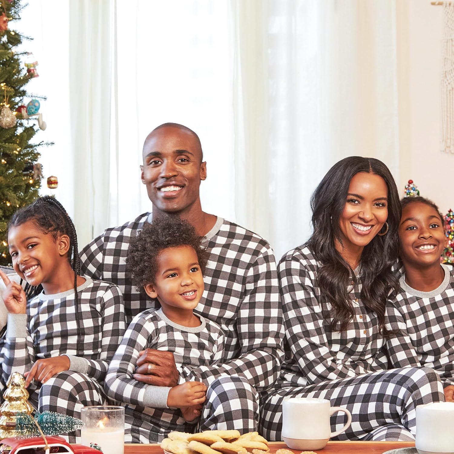 HonestBaby Family Matching Holiday Pajamas Organic Cotton