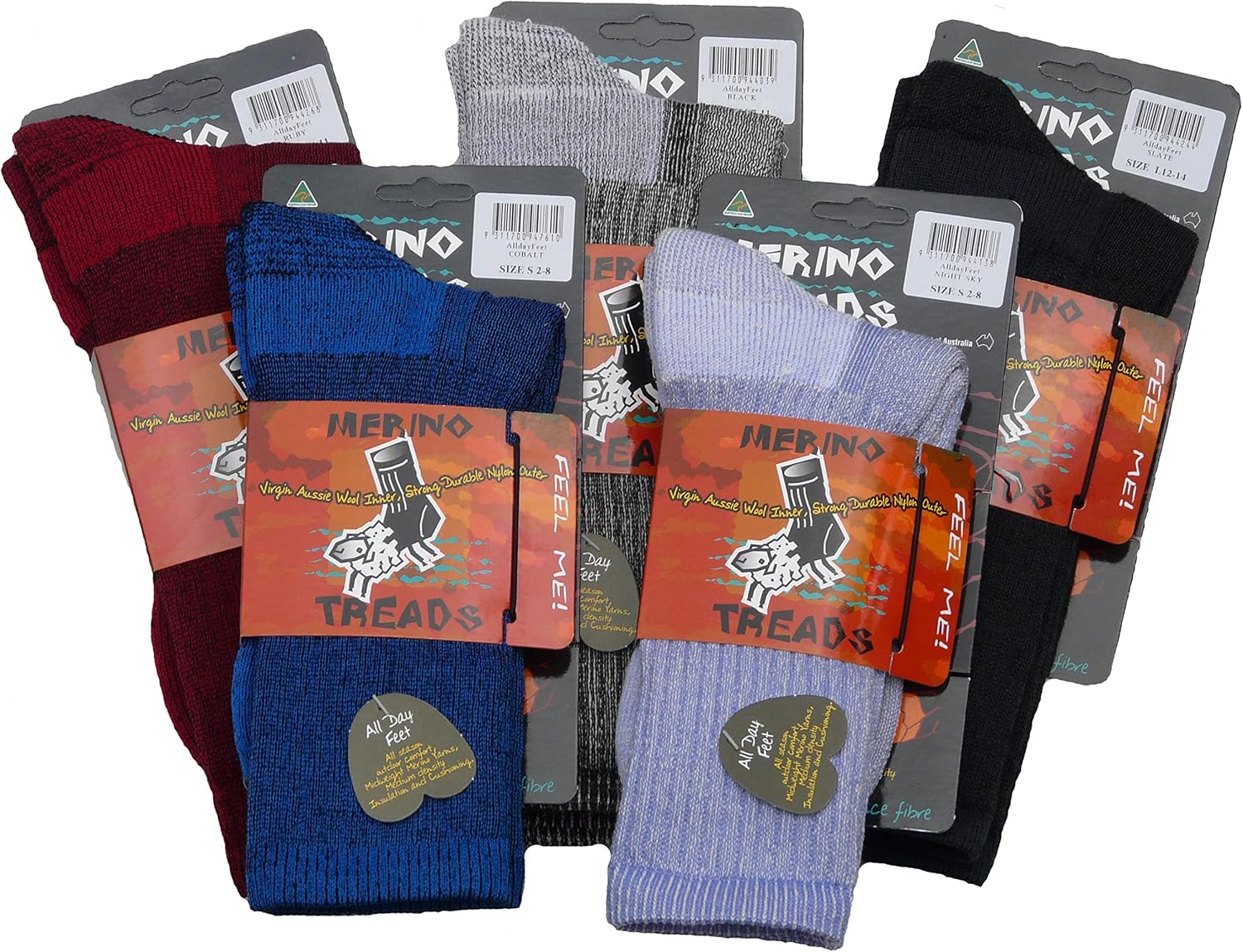 All Day Feet Socks for Men Hiking Outdoor