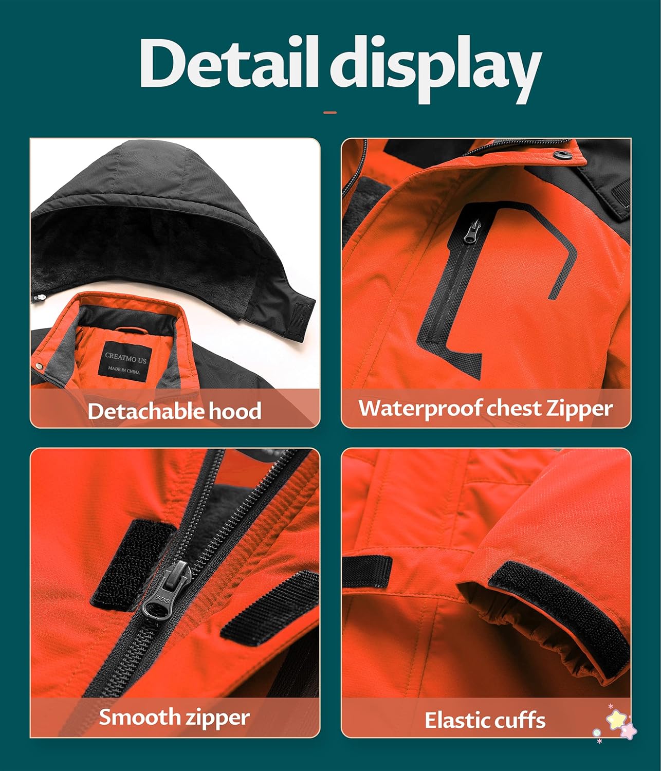 Comfortable Boys Ski Jacket