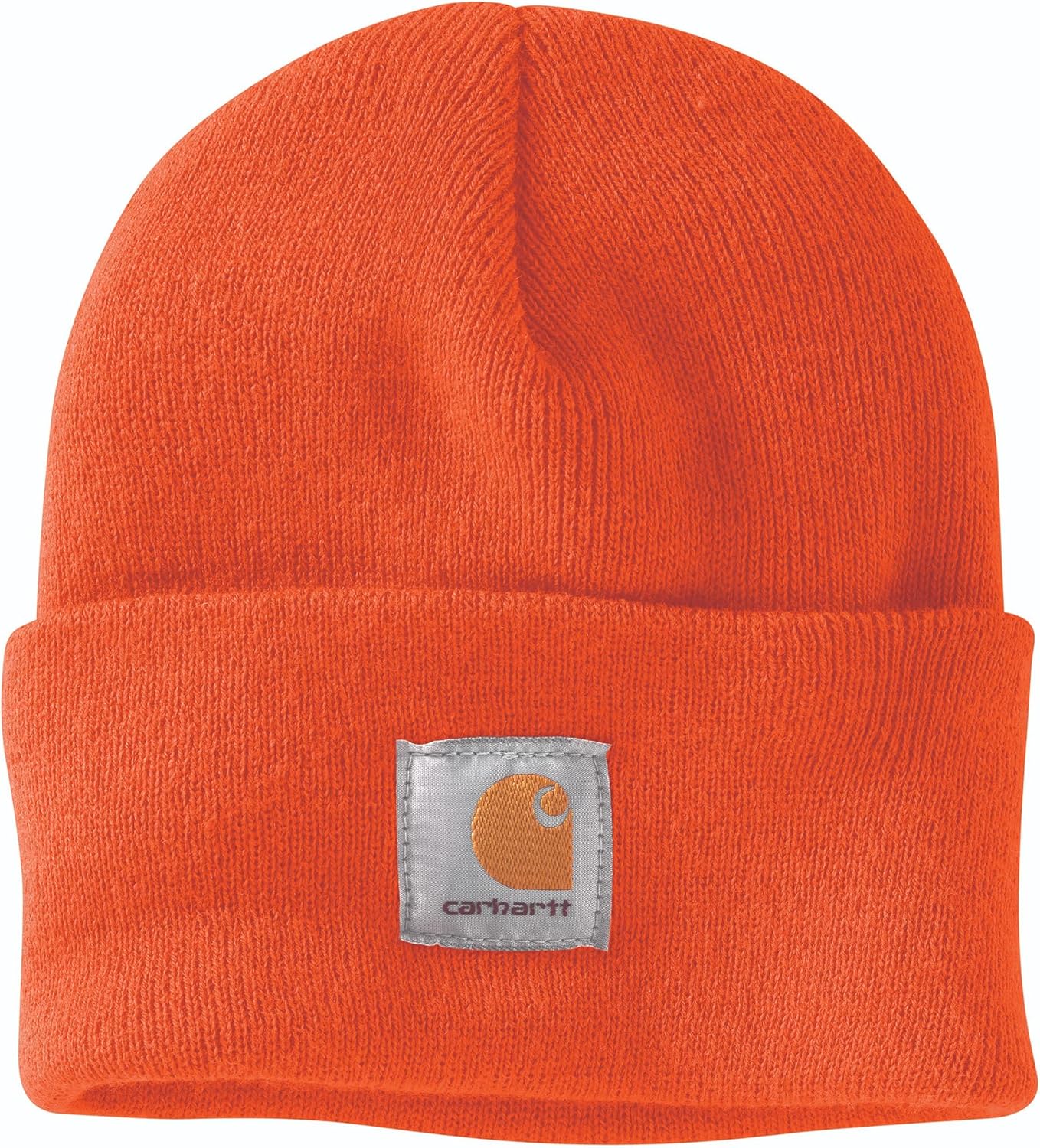 Carhartt Mens A18 Acrylic Watch Cap - Rib-Knit Design