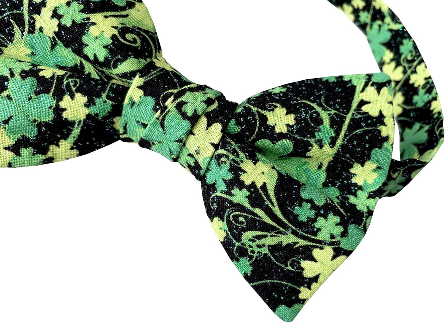 St Patricks Day shamrock bow tie
