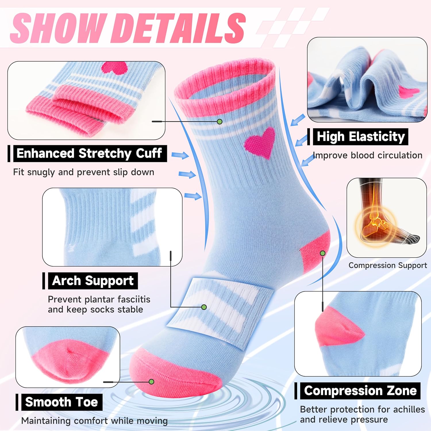 Comfortable Stylish Kids Teen Socks