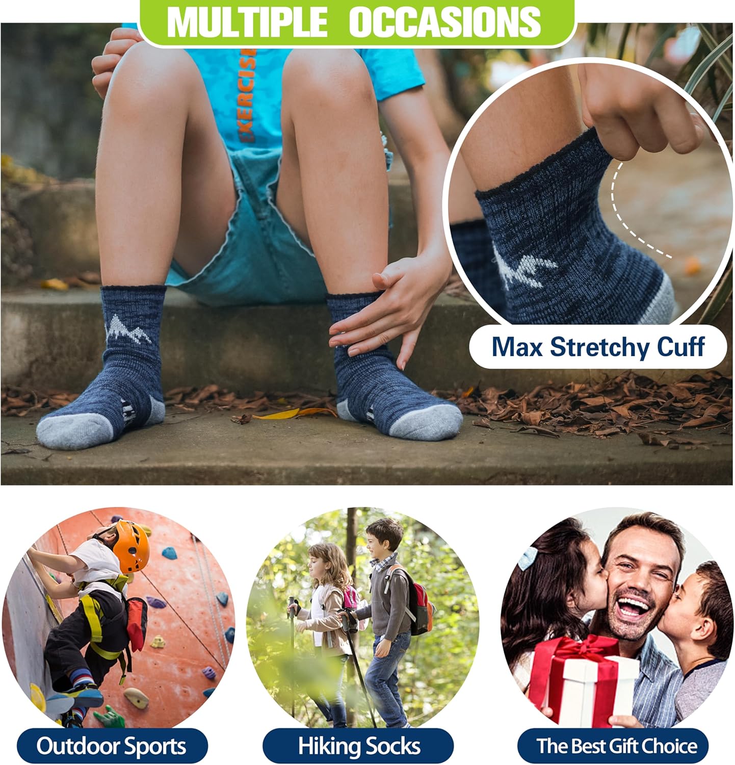 Chilly Kids Merino Wool Socks