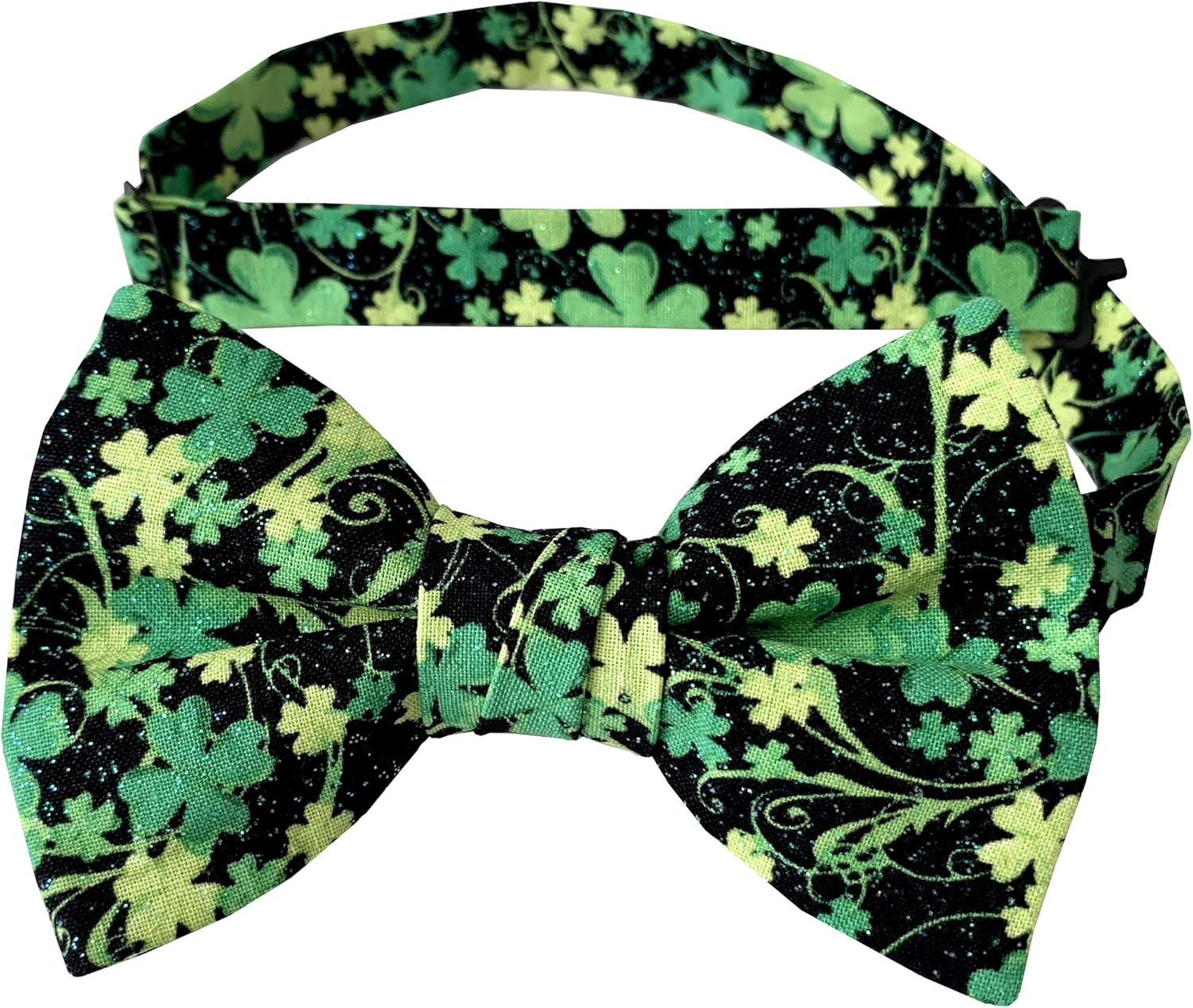 St Patricks Day shamrock bow tie