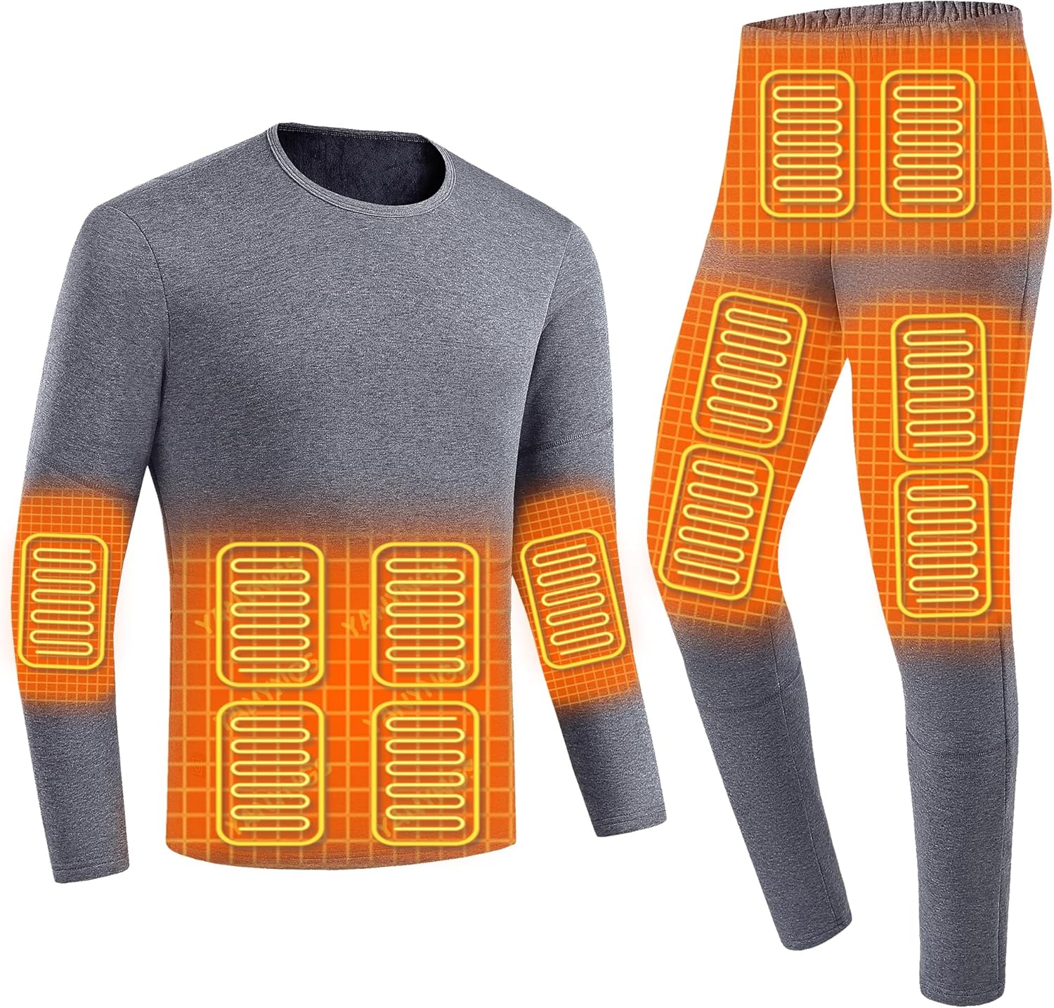 Warm Ezekials Electric Heated Underwear Set for Men